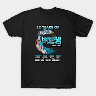 12 Years Hawaii Five-0 Tv Series Thank You T-Shirt